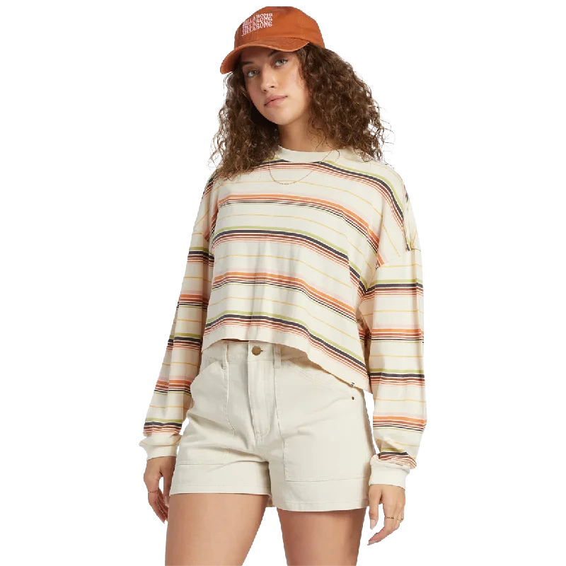Lowest Price Women's Beach Boyfriend Stripe Crew