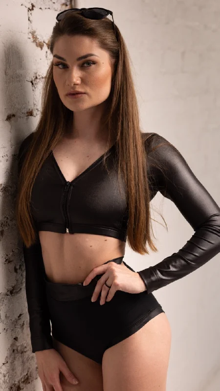 The Best Prices AR 1967 - Adjustable Zipper Crop Top