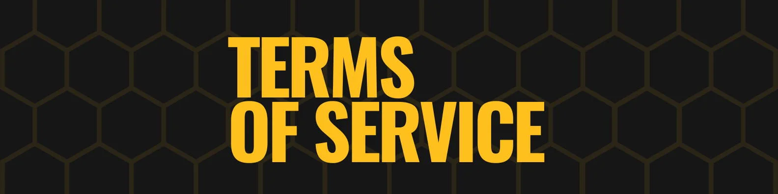 Terms of Service Accessing our site means you accept these terms.