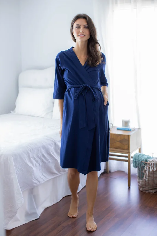 Weekend-Only Price Drops Navy Robe