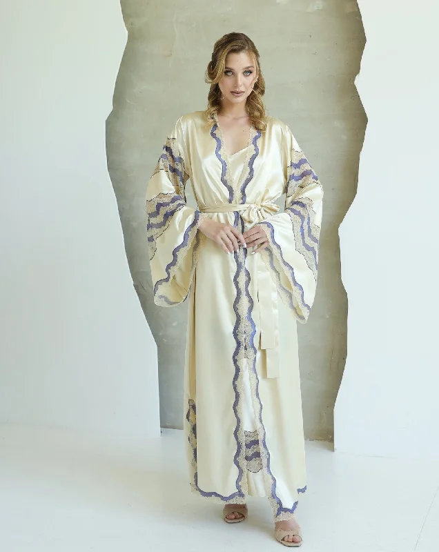 Weekend Bargains to Enjoy Sultana Long Satin Robe