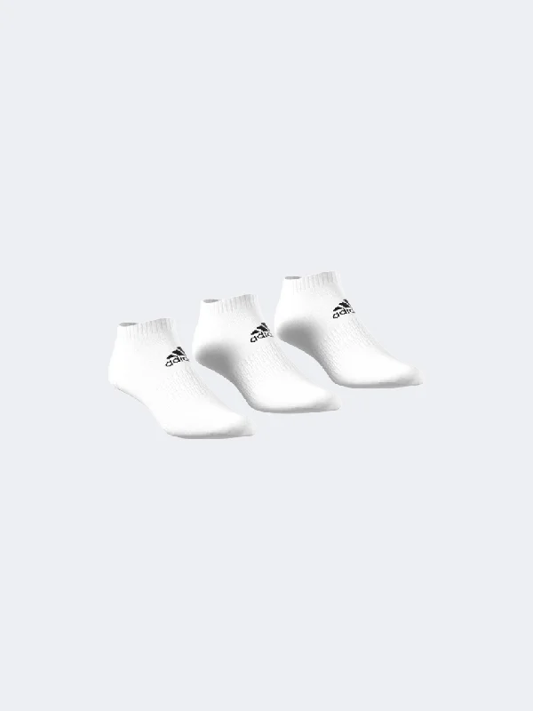 Weekend Bargains to Celebrate Adidas Cush Low 3Pp Kids Unisex Training Sock White Dz9384