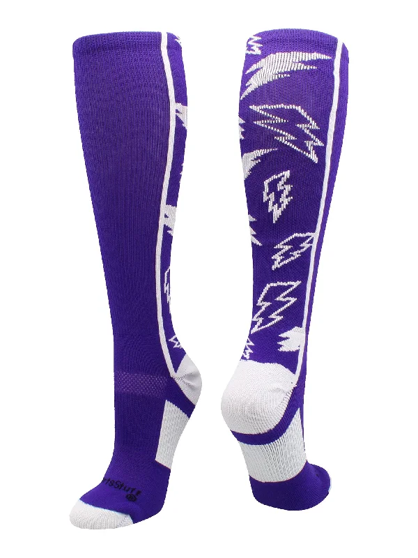 Purple/White
