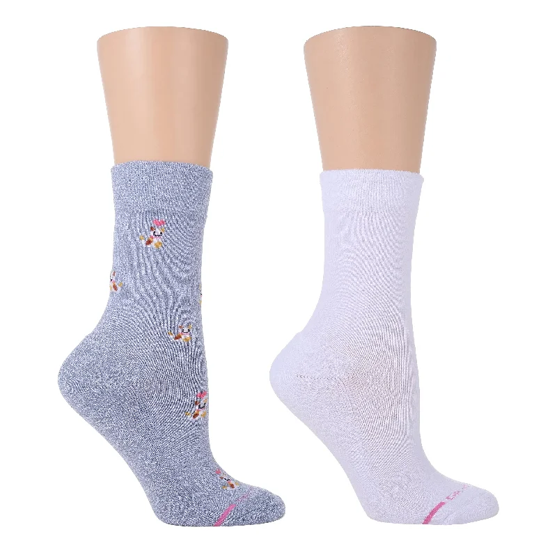 Weekend Savings Spectacle Happy Cats | Diabetic Half-Cushion Socks For Women