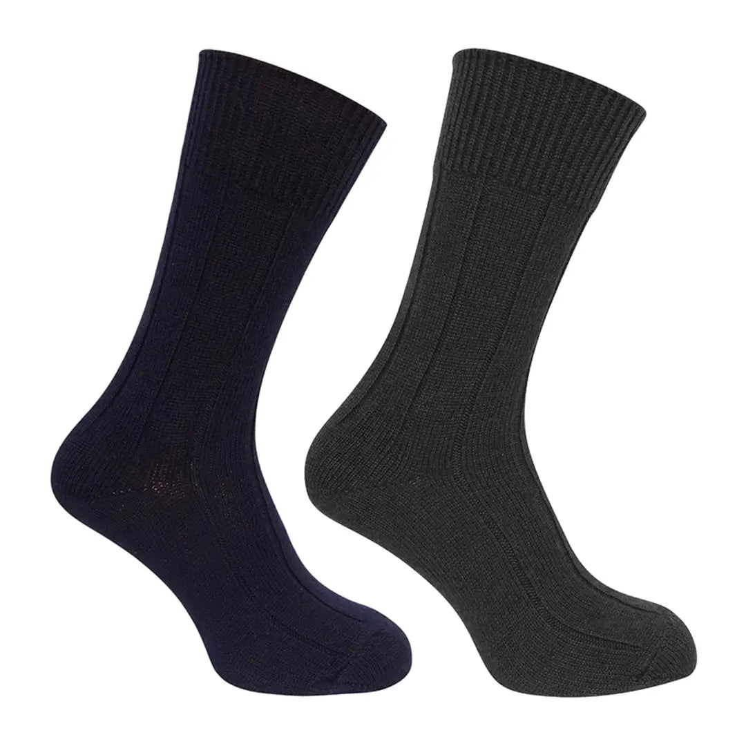 Best Choice Hoggs of Fife 1906 Brogue Merino Country Socks (Twin Pack)