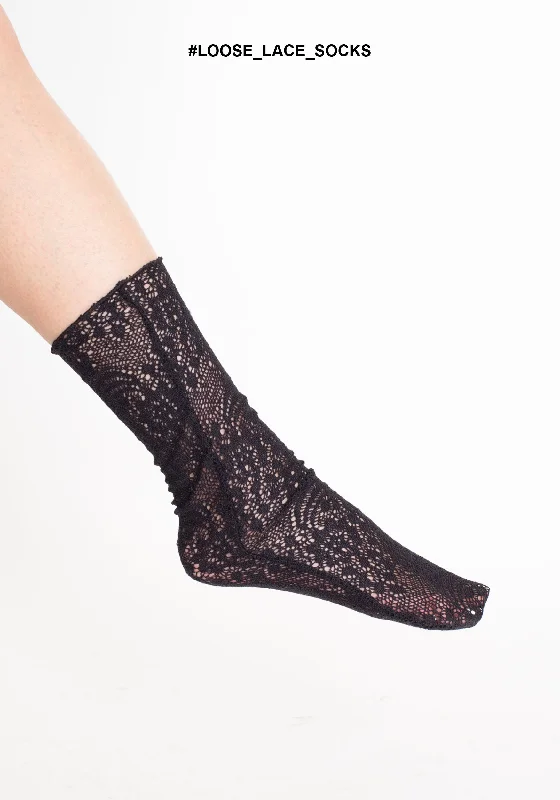 Weekend Discounts to Delight Loose Lace Socks