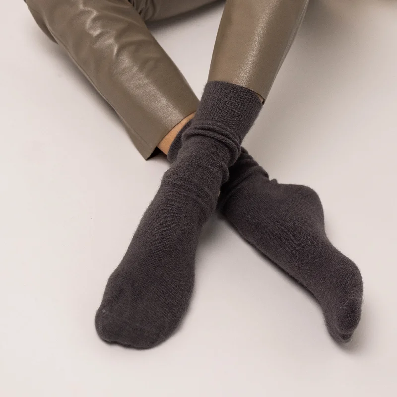 Weekend Bargains Just for You Possum Merino Wool HAMILTON Socks, Poppy Seed