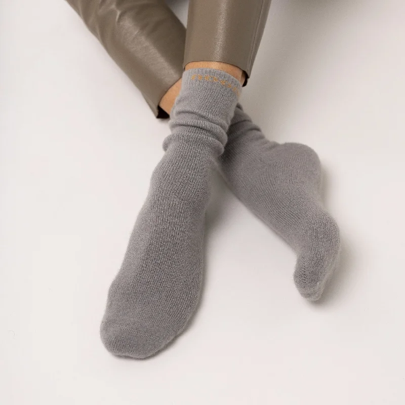 Weekend Specials to Celebrate Possum Merino Wool HUKA Socks, Harbour Mist