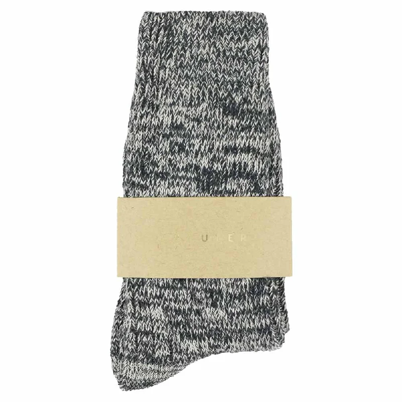 Weekend Specials to Indulge In Women Melange Socks Dark Blue