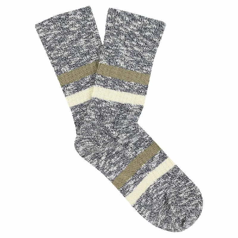 Weekend Savings Sensation Women Melange Stripes Navy / Green /  Ecru