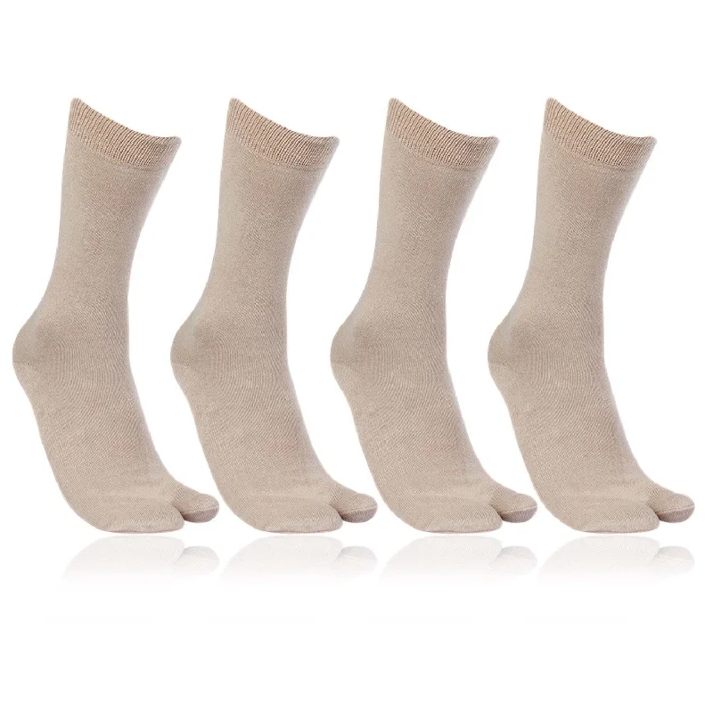Weekend Savings Bonanza Women's Woolen Thumb Crew Socks In Skin - Pack of 4