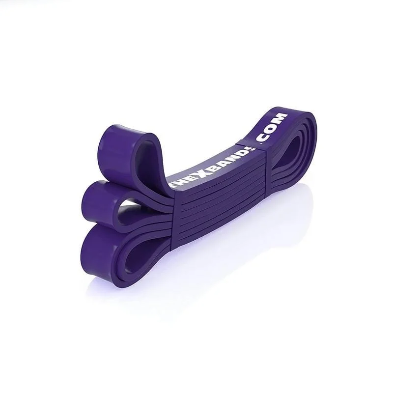 Weekend Deals That Please 1 1/8" Wide Purple 70lb Resistance Loop Workout Band - Great for pull-ups and full body workouts Weekend Deals That Please 1 1/8" Wide Purple 70lb Resistance Loop Workout Band - Great for pull-ups and full body workouts