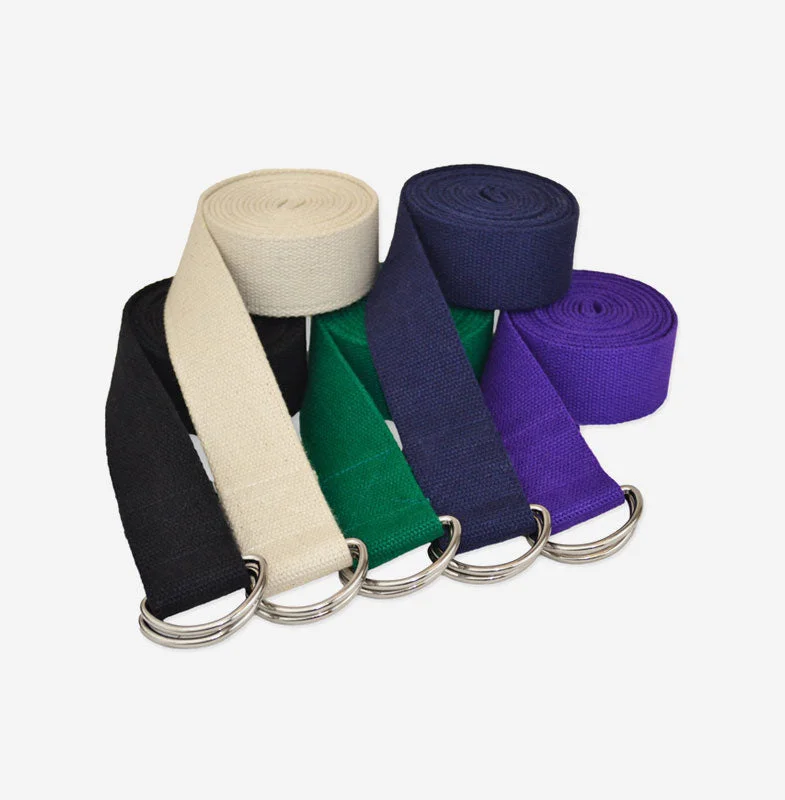 Best Choice 10' D-Ring Buckle Cotton Yoga Strap