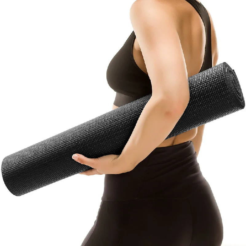 Weekend Discounts to Delight 1/4'' Extra Thick Deluxe Yoga Mat by YOGA Accessories