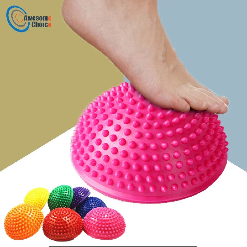 Closeout Deal 16cm Yoga Ball PVC Inflatable Massage Point Half Fit Ball Balance Trainer Stabilizer GYM Pilates Fitness Balancing Bosu Ball Closeout Deal 16cm Yoga Ball PVC Inflatable Massage Point Half Fit Ball Balance Trainer Stabilizer GYM Pilates Fitness Balancing Bosu Ball