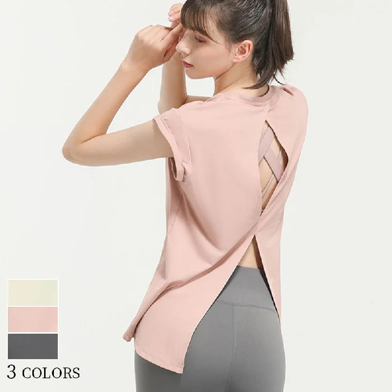 Weekend Discounts to Savor Yoganix 3 Color New Style Quick Drying Sportswear T-shirt Fashion Yoga Vest