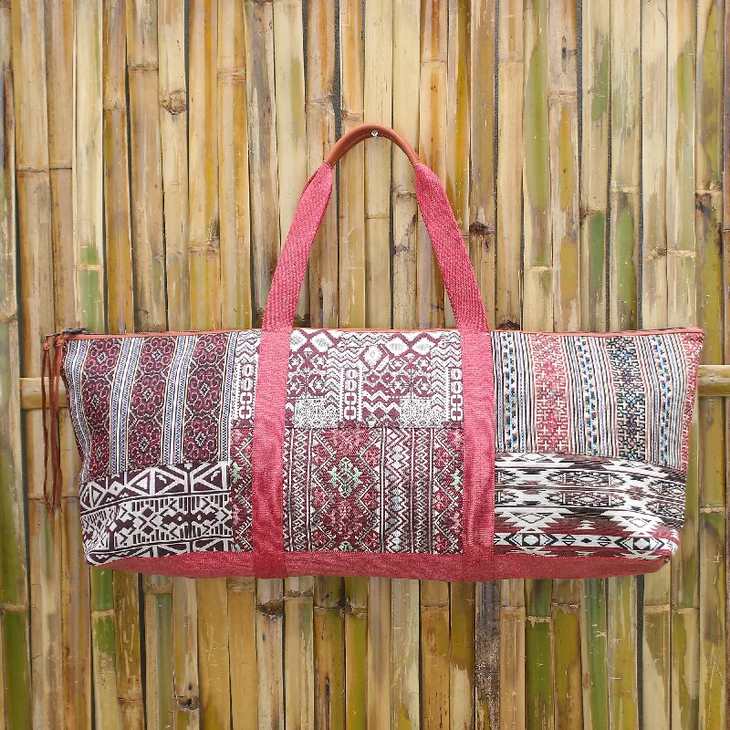 Weekend Deals That Please Active Day Woven Cotton Blend Yoga Mat Bag