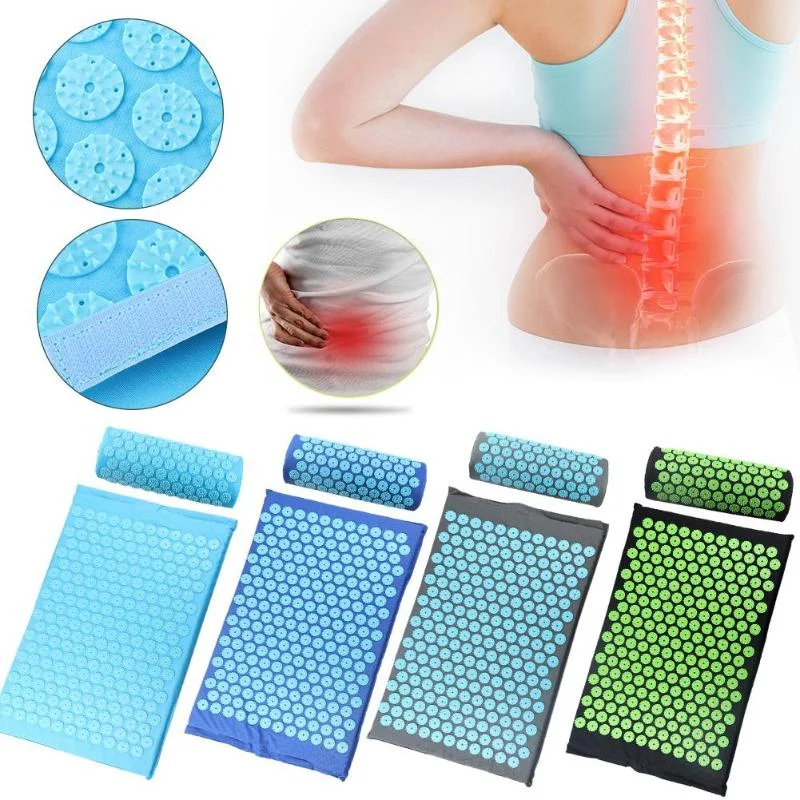 Weekend Offers You Can't Ignore Acupressure Massager Mat Relaxation Relief Stress Tension Body Yoga Mat Relieve Body Stress Pain Spike Cushion Mat with Pillow Weekend Offers You Can't Ignore Acupressure Massager Mat Relaxation Relief Stress Tension Body Yoga Mat Relieve Body Stress Pain Spike Cushion Mat with Pillow