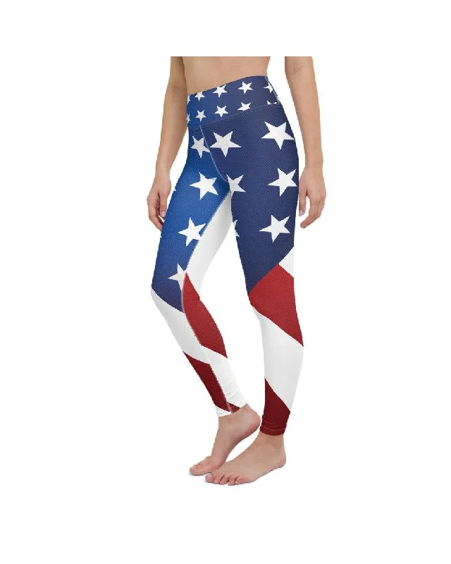 The Best Prices American Flag Yoga Pants