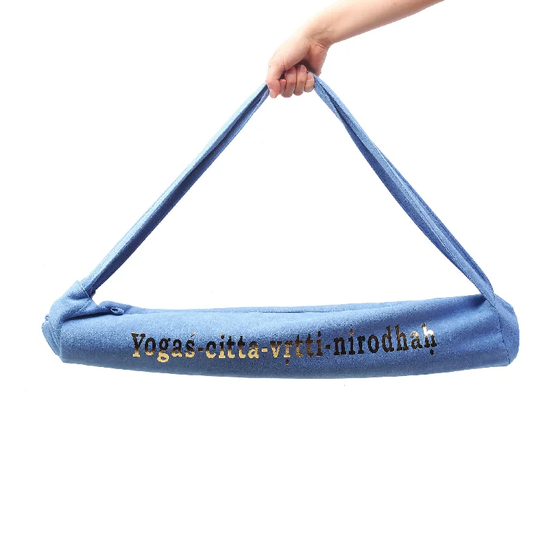 Today's Deal Wiworldandi Yoga Mat Bag -Blue (Travel)