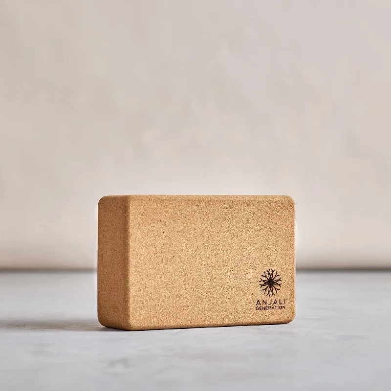 Shop and Save Anjali Cork Yoga Block