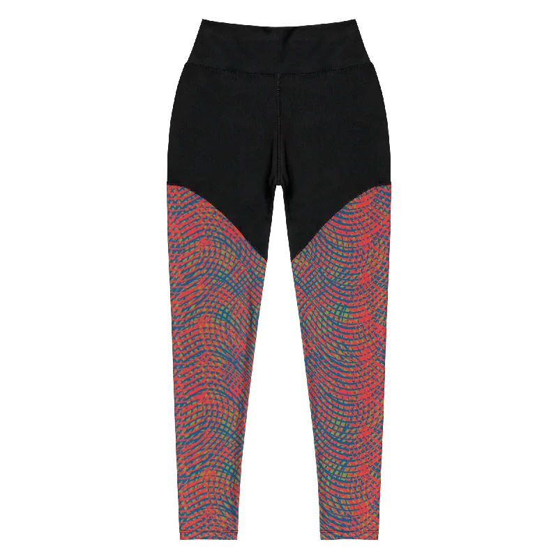 Discount Mania Arc Series Geometric lines Sports Leggings