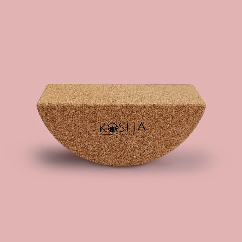 Quick Deals Balance Block: Semi Circle Yoga Brick