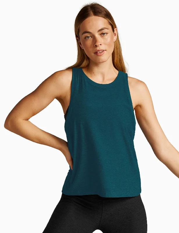 Take Action Featherweight Rebalance Tank - Majestic Blue Heather