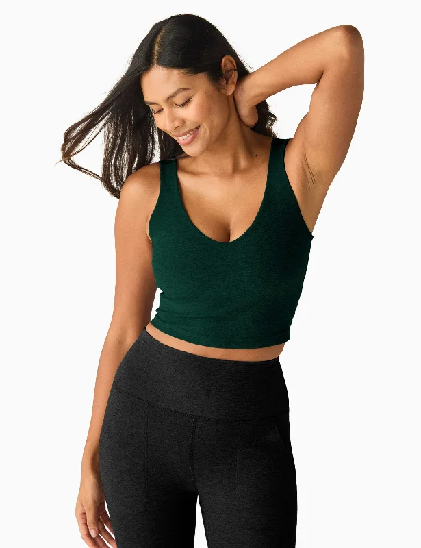 Weekend Deals That Excite Spacedye Good Day Cropped Tank - Dark Spruce Green Heather Weekend Deals That Excite Spacedye Good Day Cropped Tank - Dark Spruce Green Heather