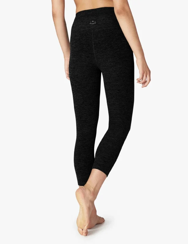 Weekend Offers That Dazzle Spacedye Walk and Talk High Waisted Capri Legging - Darkest Night