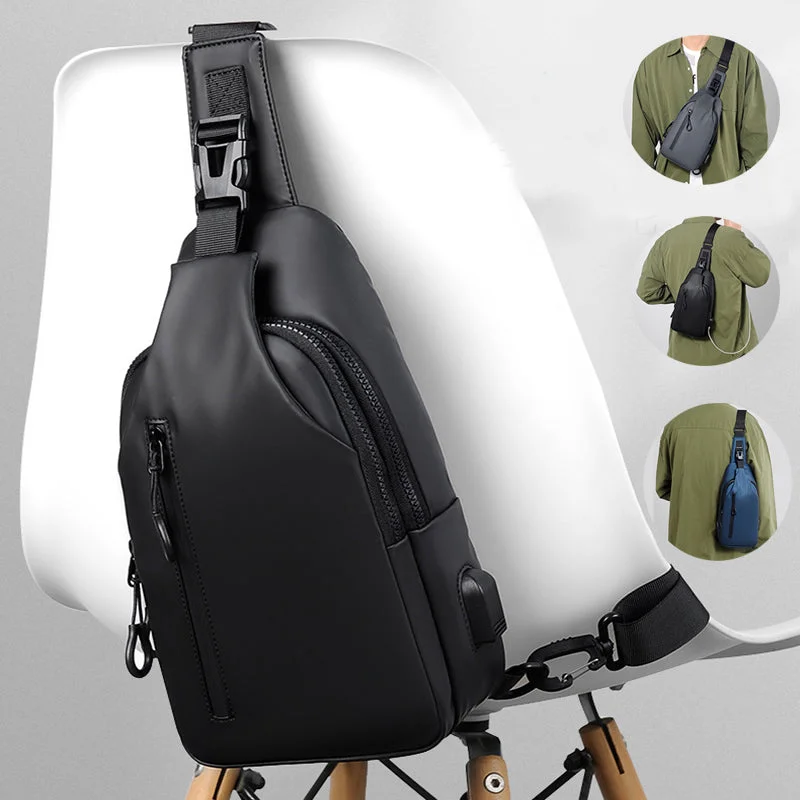 Weekend Specials to Indulge In Black Sling Crossbody Backpack Shoulder Bag For Men Chest Bag Weekend Specials to Indulge In Black Sling Crossbody Backpack Shoulder Bag For Men Chest Bag