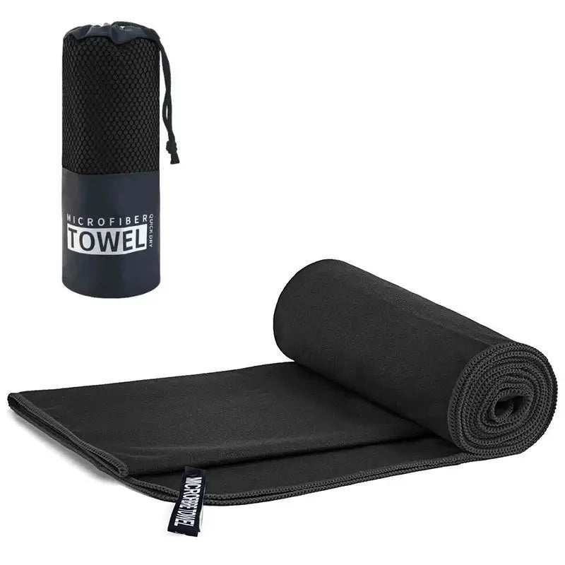 Instant Deal Black yoga towel