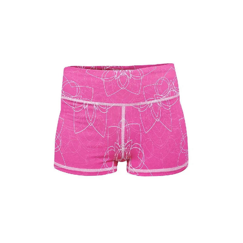 Midnight Madness Blooming Star Yoga Shorts