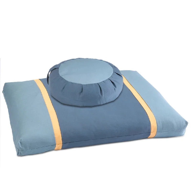 Price Drop Stillness & Light: Blue Moon Meditation Cushion Set