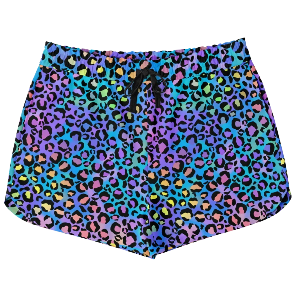 Weekend Discounts to Love BOLD NEON LEOPARD YOGA SHORTS FOR CONFIDENT MOVEMENT!