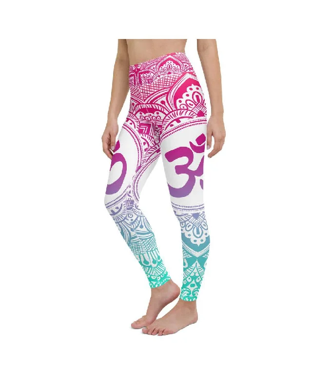 Lowest Price Bright OM Yoga Pants