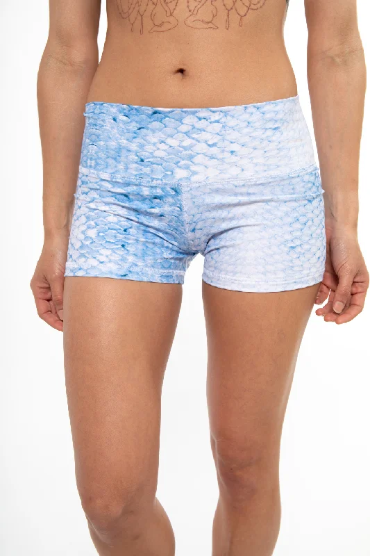 Amazing Value Classic Yoga Shorts - Blue Scale