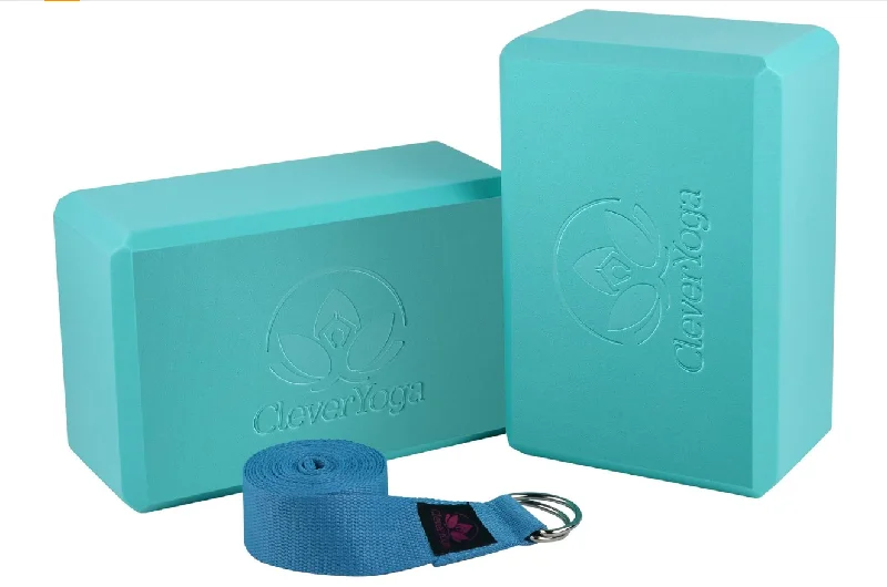 Savings Event Clever Yoga Block & Strap Power Duo
