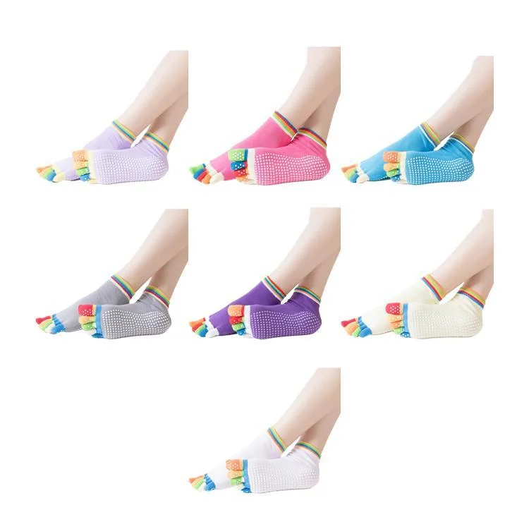 Weekend Specials to Snag Color Full Toe Yoga Socks