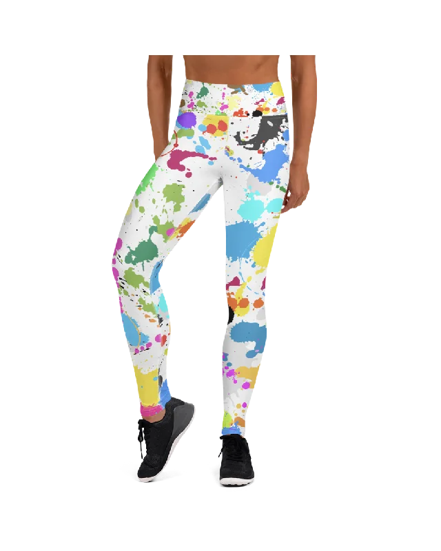 Hurry Up Color Splash Yoga Pants