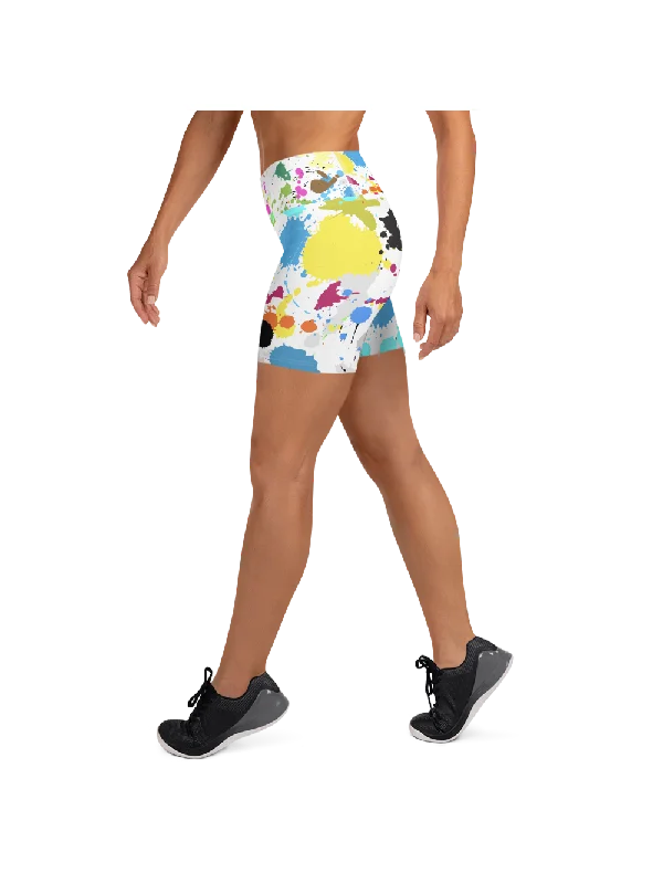 Bonus Offer Color Splash Yoga Shorts