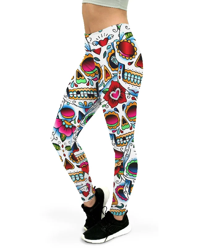 Limited Offer Colorful Dead - Sugar Skull Yoga Pants