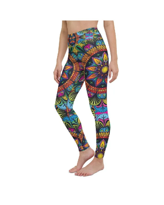 Extra Discount Colorful Mandala Yoga Pants