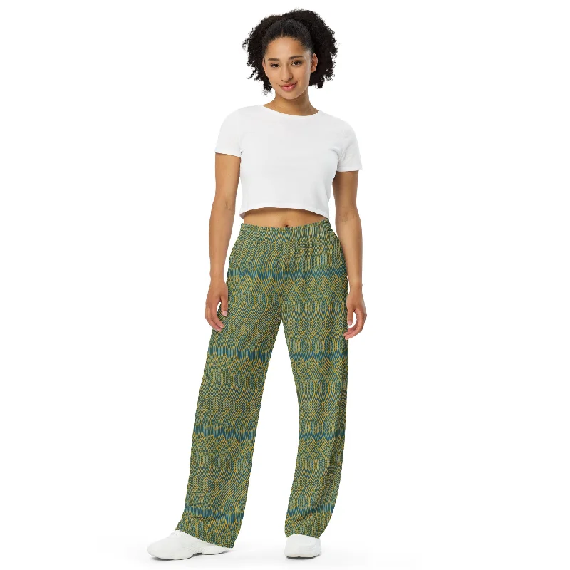 Weekend Special Comfy Cozy Graphic unisex wide-leg pants with huge pockets