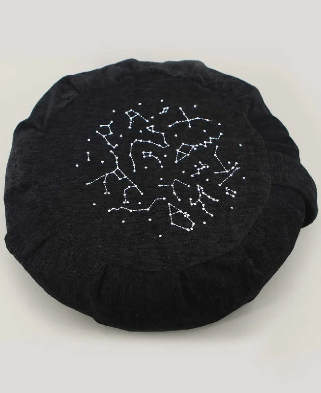 Hurry In Constellations Design Zafu Meditation Cushion