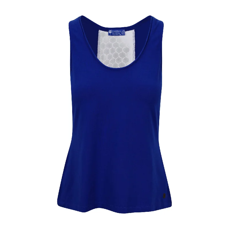 Shop the Weekend Away Contrast Chic Tank Blue