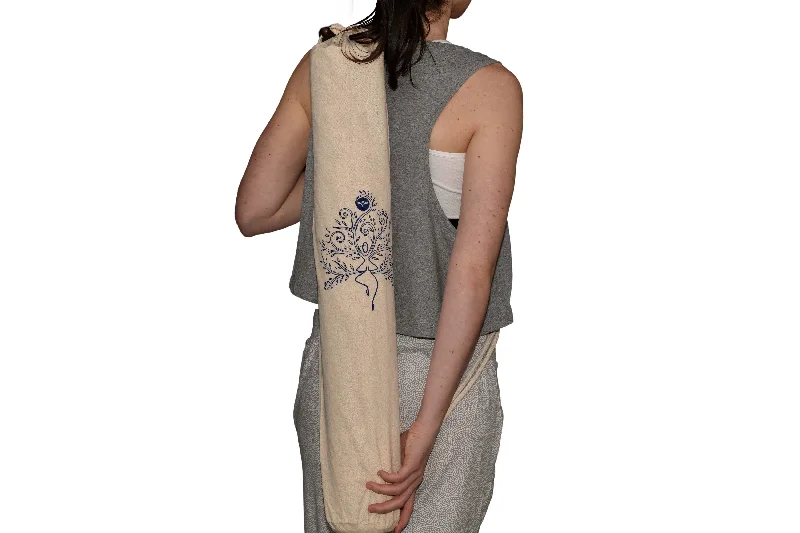 Weekend Bargains Just for You Abstract Yogi Cotton Mat Cover Bag