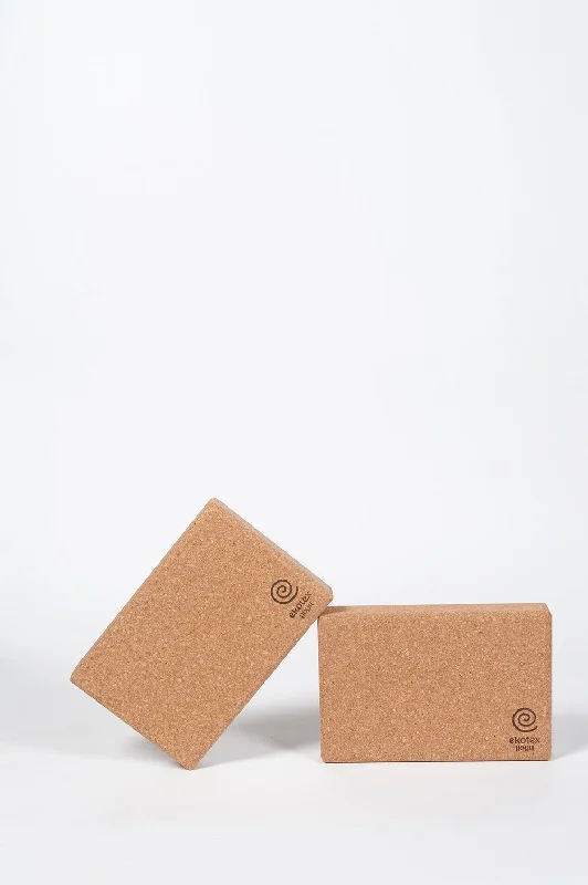 Weekend Shopping Bliss Cork Yoga Block - Pair