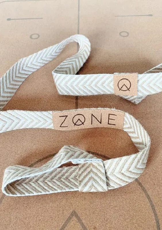 Cream/Natural Yoga Strap