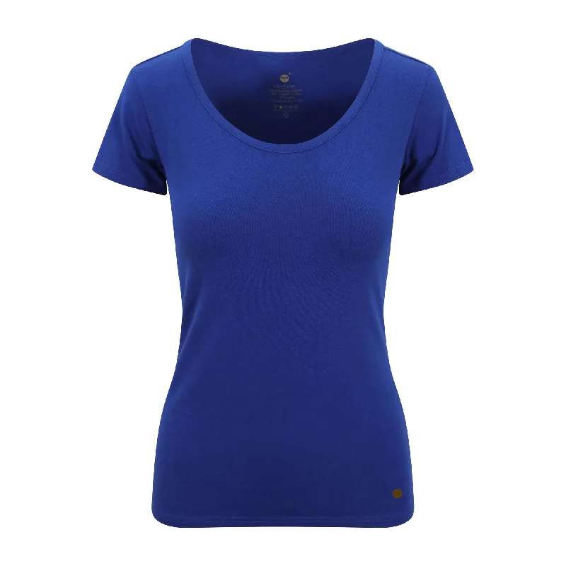 Weekend Shopping Bliss Cotton Comfort Tee Blue